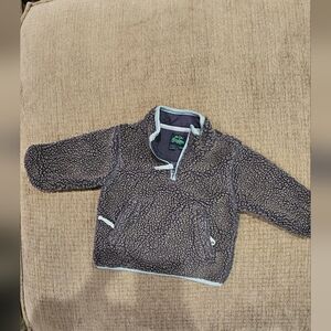 Mini Boden sherpa quater zip 12-18 months